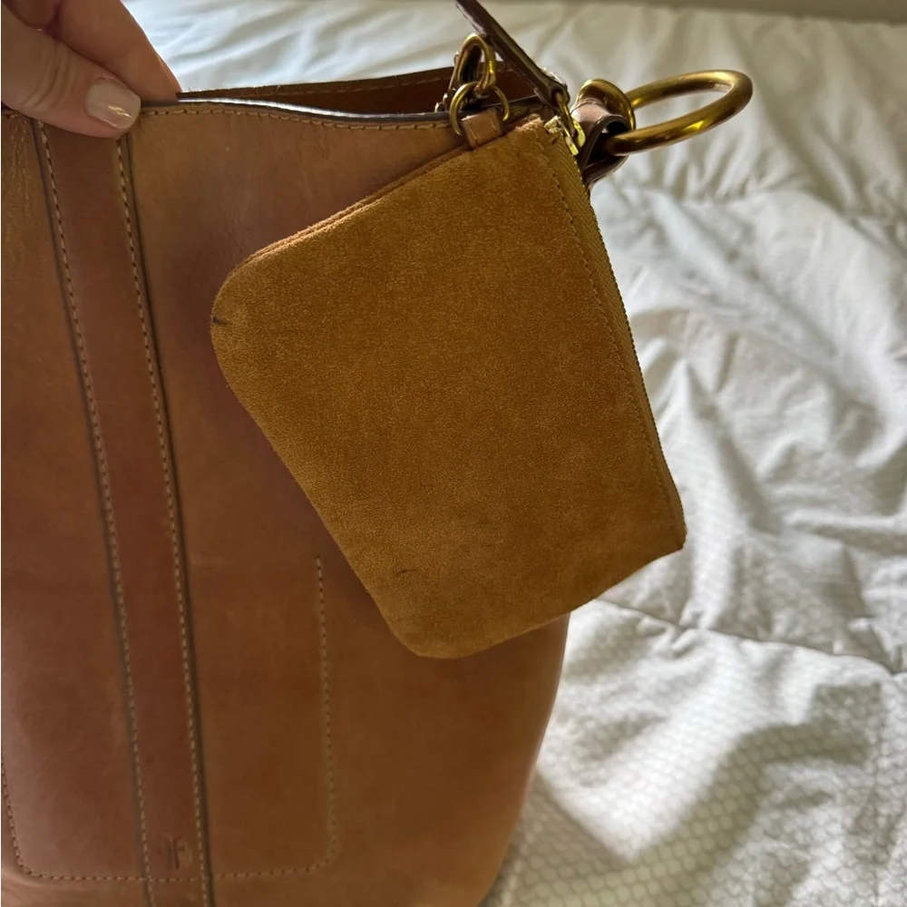 Frye Tan Leather Shoulder Bag - Picture 6 of 8